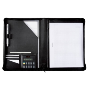 Portablocco in similpelle Alassio - 26x2x31,5 cm - Nero - 30056