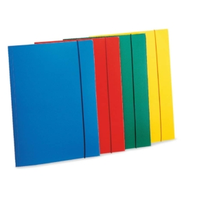 Leonardi - Cartellina con elastico in plastica - Polipropilene - Giallo