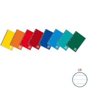 Quaderno a spirale A4 One Color 140FF Blasetti - A4 - 1R - 140 fogli
