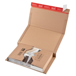 Scatola postale Colompac - Avana - 38x26,5x10 cm