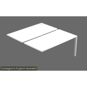 Postazione Open Space Artexport Bridge Bench 160x2 Seguito Bianco BENCH160X2-SEGUITO-3