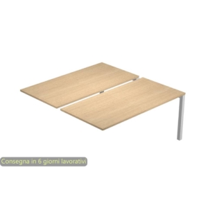 Postazione Open Space Artexport Bridge Bench 160x2 Seguito Rovere BENCH160X2-SEGUITO-C