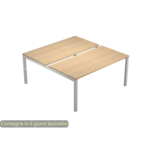 Postazione Open Space Artexport Bridge Bench 120x2 Rovere BENCH120X2-C
