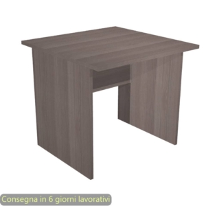 Scrivania da ufficio color Frassino toscano Artexport linea Presto 80x80x72 cm fianchi melanimicospess. 22 mm