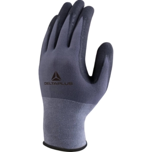 Guanti nitrile/poliuretano Delta Plus Grigio Nero - 10 - VE727NO10