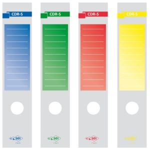 CopriDorso CDR - S - Sei Rota - 7x34,5 cm - Blu - 58012607 (conf.10)