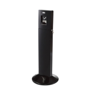 Posacenere in metallo Metropolitan Rubbermaid - Nero - H 109 cm - 43 Øcm - FGR93400BK