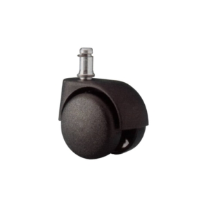 Ruote per sedie Unisit - Per pavimenti duri - Ø11 mm e lunghezza 23 mm - Nero - ACCRUC5 (conf.5)