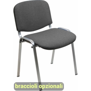 Sedie attesa ufficio Agata DADO UNISIT - polipropilene - Grigia - Grigio scuro - D5G/2/ET (conf.2)