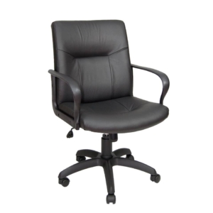 Sedia direzionale eco-smart ERIDANUS UNISIT - similpelle - Nero - ERD/KN