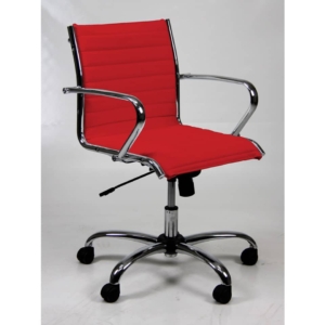 Sedia direzionale POLLUX NEW UNISIT - ignifugo - Rosso - PND/IR
