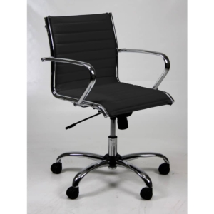 Sedia direzionale POLLUX NEW UNISIT - similpelle - Nero - PND/KN