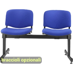 Panca 2 posti - Agata DADO UNISIT - polipropilene - Blu - L100xP58xH82 cm