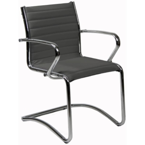 Sedia visitatore POLLUX NEW UNISIT - similpelle - Grigio - PNV/KG