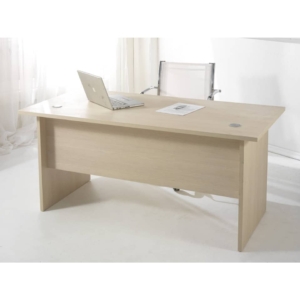 Scrivania Larix Unisit color larice 160x80x72 cm - utilizzabile per soluzioni componibili