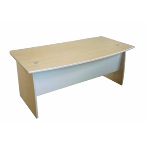 Scrivania Ufficio fianco pannello Alessandria Unisit color Acero - 180x80x72 cm