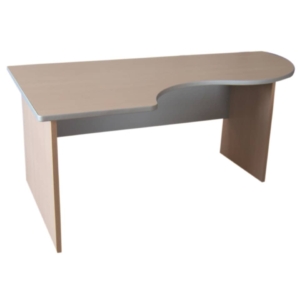 Scrivania Informatica Sinistra - Alessandria Unisit color Acero - 160x100x72 cm