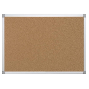 Pannello in sughero Q-Connect 60x40 cm con cornice in alluminio