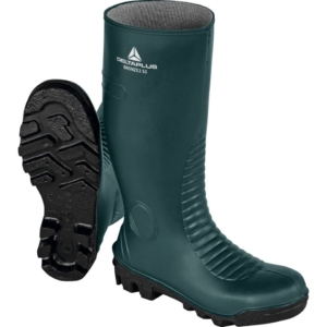 Stivali di sicurezza in PVC Delta Plus BRONZE2 S5 - Verde - Nero - misura 40 - BRON2S5VE40