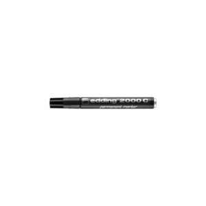 Pennarello indelebile Nero Edding 2000 - tonda - Nero - 1,5-3 mm