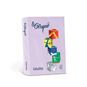 Carta colorata Favini Le Cirque A3 80g/m² colori tenuti - Lilla - A719353 (risma da 500 fogli)