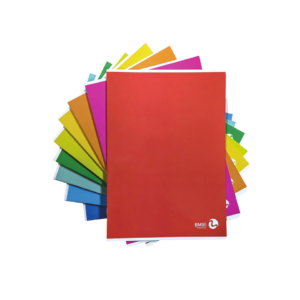 Maxi quaderni Be More Color Basic A4 80 g/m² rigatura 4 mm - 20 fogli + risguardo - colori assortiti - 0110604 (conf.10)