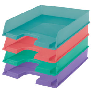 Vaschetta portacorrispondenza Esselte Colour'Ice polistirolo A4 Assortito 626276