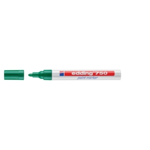 Pennarello a vernice Verde - Edding 750 - tonda - 2-4 mm