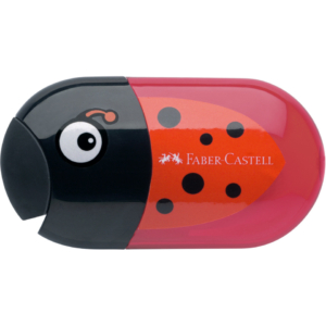 Temperamatite 2 fori Faber-Castell Animals Assortiti - 183522 (Espositore 18 pezzi)
