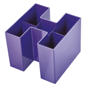 Portapenne Han Bravo a 5 scomparti Trend Colour lilla - 1 - 17455-57