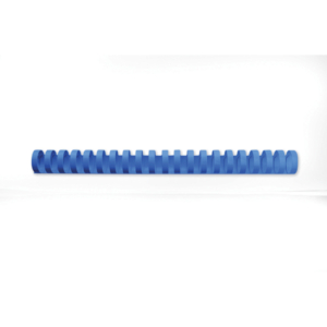 Dorsi plastici CombBind a 21 anelli - 16 mm A4 - fino a 145 fogli - GBC Blu - 4028620 (conf.100)