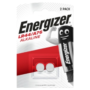 Batterie alcaline a bottone ENERGIZER LR44/A76 - E301536600 (conf.2)