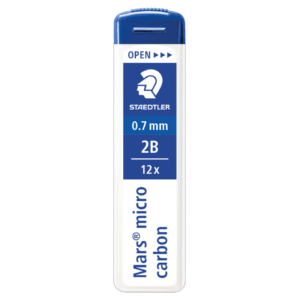 Mine sottili Staedtler Mars® micro carbon Staedtler - 2B - Ø0,7 mm - 250 07-2B (conf. da 12 mine)
