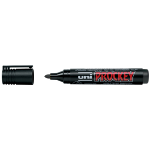 Pennarello impermeabile a base d'acqua Nero PROCKEY punta tonda 1,8 mm - M - 122 N