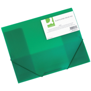 Cartellina con elastico A4 Q-Connect -  - ppl - Verde