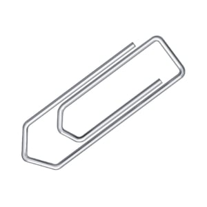 Fermagli Q-Connect filo d'acciaio nichelato 50 mm - KF01677 (100 fermagli)
