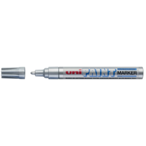 Pennarello indelebile PAINT Uni-Ball punta conica 2,8 mm Argento - M - PX20 ARG