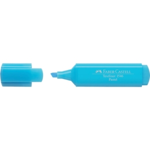 Evidenziatori Faber-Castell Textliner 1546 - colore pastel Azzurro - 154657 (conf.10)