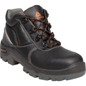 Scarpe lavoro Delta Plus basse Phoenix S3 - pelle crosta pigmentata- trattamento impermeabilizzante Nero - Taglia 39 - PHOENS3NO39