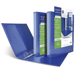 Raccoglitore personalizzabile A4 Blu Sei Rota Nettuno TI - Dorso 7 cm - 4 anelli a D - 29x32 cm - 36835047