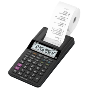 Calcolatrice scrivente CASIO display a 12 cifre - alimentazione rete o batteria 8,2x10,2x23,9 cm