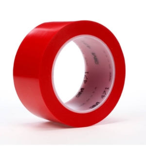 Nastro per segnaletica Scotch® rotolo in vinile Rosso 471 Rosso - 51mmx33m