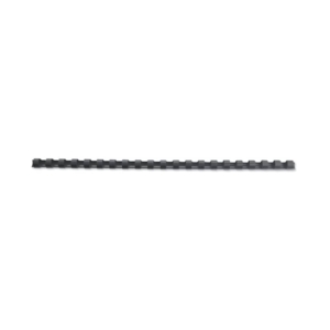 Dorsi plastici a 21 anelli GBC CombBind - 12 mm - fino a 95 fogli - A4 Nero - 4028177 (conf.100)