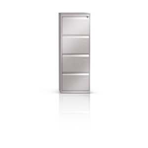Classificatore per cartelle sospese Tecnical 2 con 4 cassetti Bianco - 49,5x65,2xh.136 cm - ECO 4