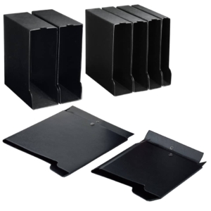 Custodia per raccoglitori Sei Rota 80 A4 f.to esterno 28x32 cm - dorso 11,5 cm nero - 67148010