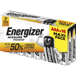 Batterie ENERGIZER Alkaline Power AAA - E300171705 (conf.16)