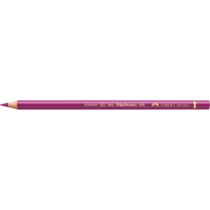 Matite colorate permanenti Faber Castell Polychromos Ømina 3,8 mm - Rosa porpora medio - 110125 (conf.6)