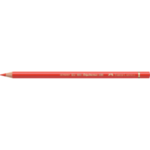 Matite colorate permanenti Faber Castell Polychromos Ømina 3,8 mm - Rosso cadmio scuro - 110117 (conf.6)