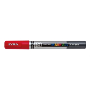 Pennarello a tempera Rosso LYRA Graduate Mark All 1 mm L6810018