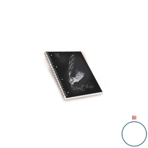 Blocchi spiralati A4 Pigna Mont Blanc Soft Touch Colore Assortito - foglio Bianco - 100 fogli - 0230688BI (conf.5)